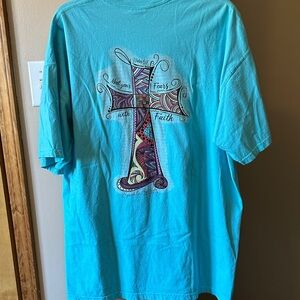 Comfort Colors Turquoise Short Sleeve Tee